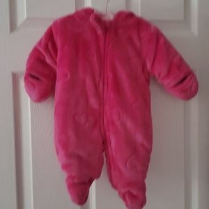 Baby girl snowsuit